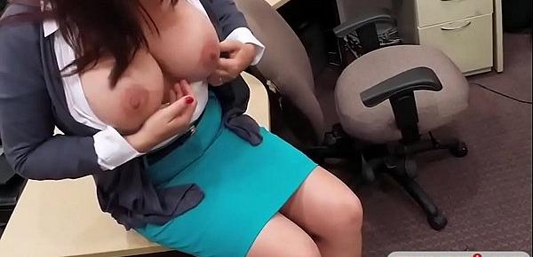  Huge tits milf pounded by nasty pawn man